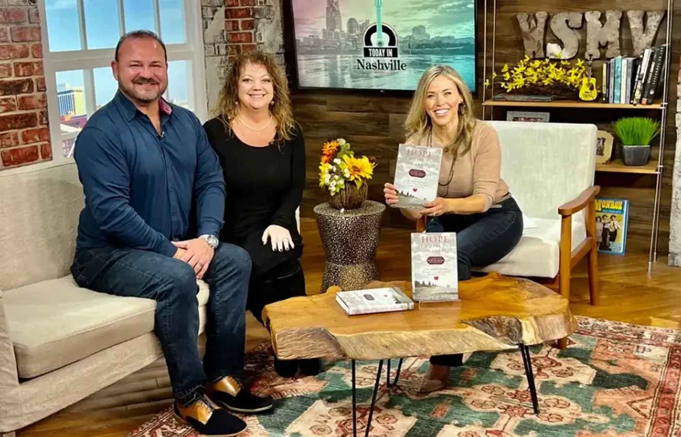 Jim and Shannon Pourteau together in a studio setting